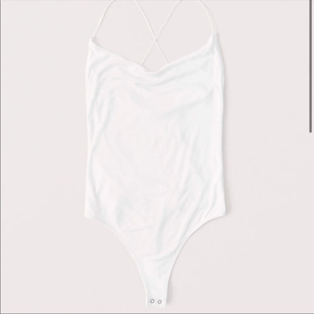 Drapey cowl neck body suit - NEW
